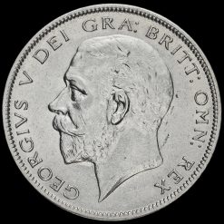 1928 George V Silver Half Crown Obverse
