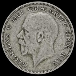 1930 George V Silver Half Crown Obverse