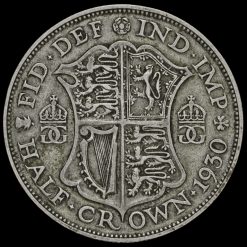 1930 George V Silver Half Crown Reverse