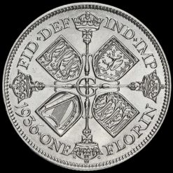 1936 George V Silver Florin Reverse