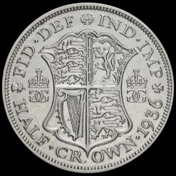 1936 George V Silver Half Crown Reverse