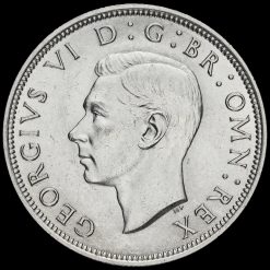 1940 George VI Silver Half Crown Obverse