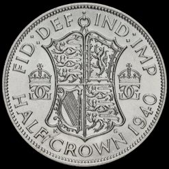 1940 George VI Silver Half Crown Reverse