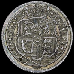 1816 George III Milled Silver Sixpence Reverse