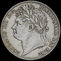 1824 George IV Milled Silver Half Crown Obverse