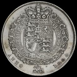 1824 George IV Milled Silver Half Crown Reverse
