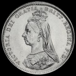1887 Queen Victoria Jubilee Head Silver Threepence Obverse