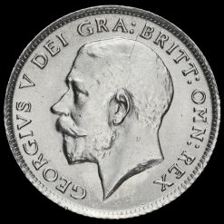 1914 George V Silver Sixpence Obverse