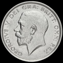 1918 George V Silver Half Crown Obverse