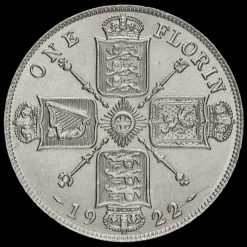 1922 George V Silver Florin Reverse