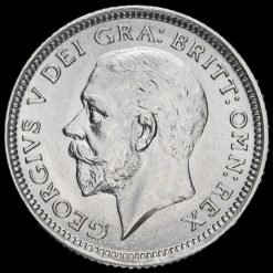 1926 George V Silver Sixpence Obverse
