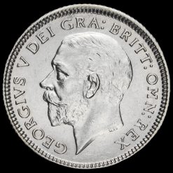 1927 George V Silver Sixpence Obverse