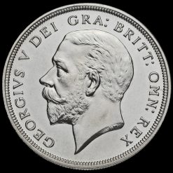 1927 George V Silver Proof Wreath Crown Obverse
