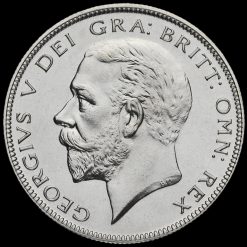 1927 George V Silver Proof Half Crown Obverse