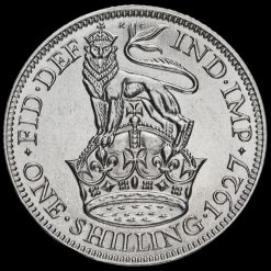1927 George V Silver Shilling Reverse