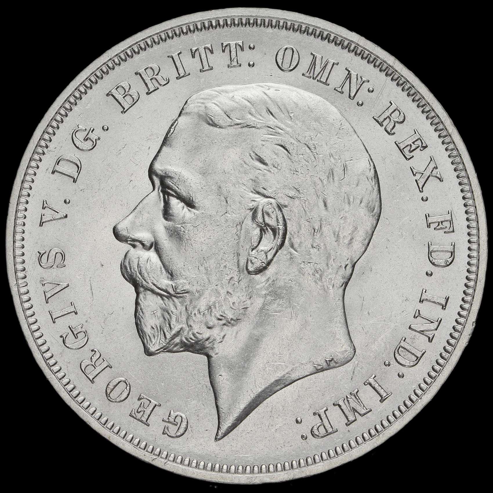 1935 King George V Rocking Horse Silver Jubilee Crown, A/UNC