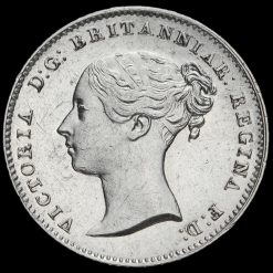 1838 Queen Victoria Young Head Silver Fourpence / Groat Obverse
