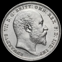 1907 Edward VII Silver Maundy Fourpence Obverse