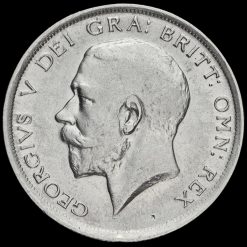 1918 George V Silver Half Crown Obverse