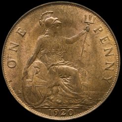 1920 George V Penny Reverse