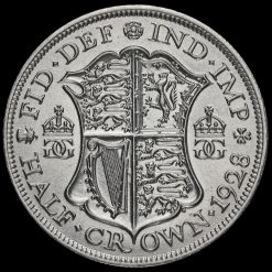 1928 George V Silver Half Crown Reverse