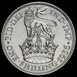 1936 George V Silver Shilling Reverse