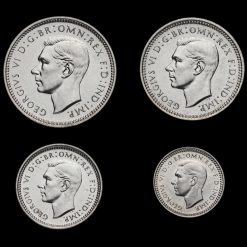 1937 George VI Silver Proof Maundy Set Obverse