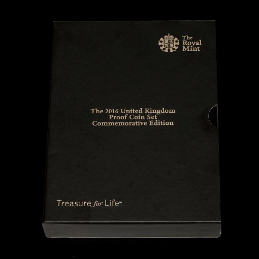 2016 Royal Mint United Kingdom Proof Coin Set, Commemorative Edition Outer Sleeve