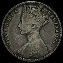 1849 Queen Victoria Godless Florin Obverse