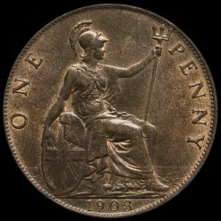 1903 Edward VII Penny Reverse