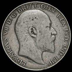1905 Edward VII Silver Florin Obverse