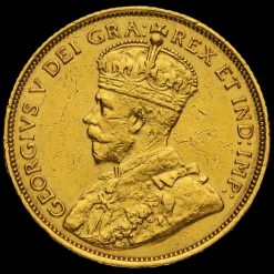 Canada 1912 George V Gold Five Dollars Obverse