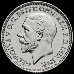 1927 George V Proof Silver Sixpence Obverse