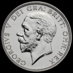 1927 George V Silver Proof Florin Obverse