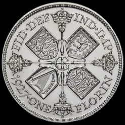 1927 George V Silver Proof Florin Reverse