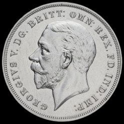 1935 King George V Rocking Horse Silver Jubilee Crown Obverse