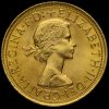1957 Elizabeth II Gold Full Sovereign Obverse