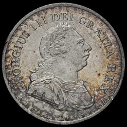 1811 George III Silver Three Shillings Bank Token Obverse