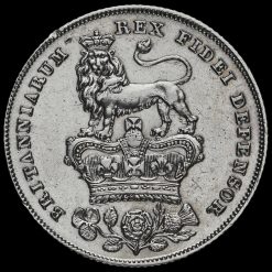 1826 George IV Milled Silver Shilling Reverse
