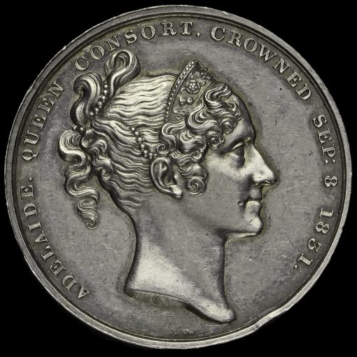 1831 William IV Silver Coronation Medal Reverse