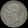 British India 1840 Queen Victoria One Rupee Obverse