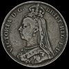1890 Queen Victoria Jubilee Head Silver Crown Obverse
