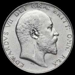 1906 Edward VII Silver Half Crown Obverse
