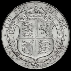 1906 Edward VII Silver Half Crown Reverse
