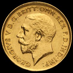1912 George V Gold Half Sovereign Obverse