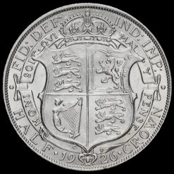 1926 George V Silver Half Crown Reverse