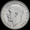 1934 George V Silver Half Crown Obverse