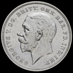 1935 King George V Rocking Horse Silver Jubilee Crown Obverse