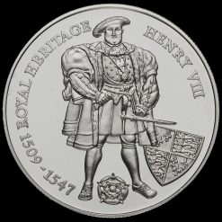 Falkland Islands 1996 Elizabeth II Silver Proof £2 Coin, Henry VIII