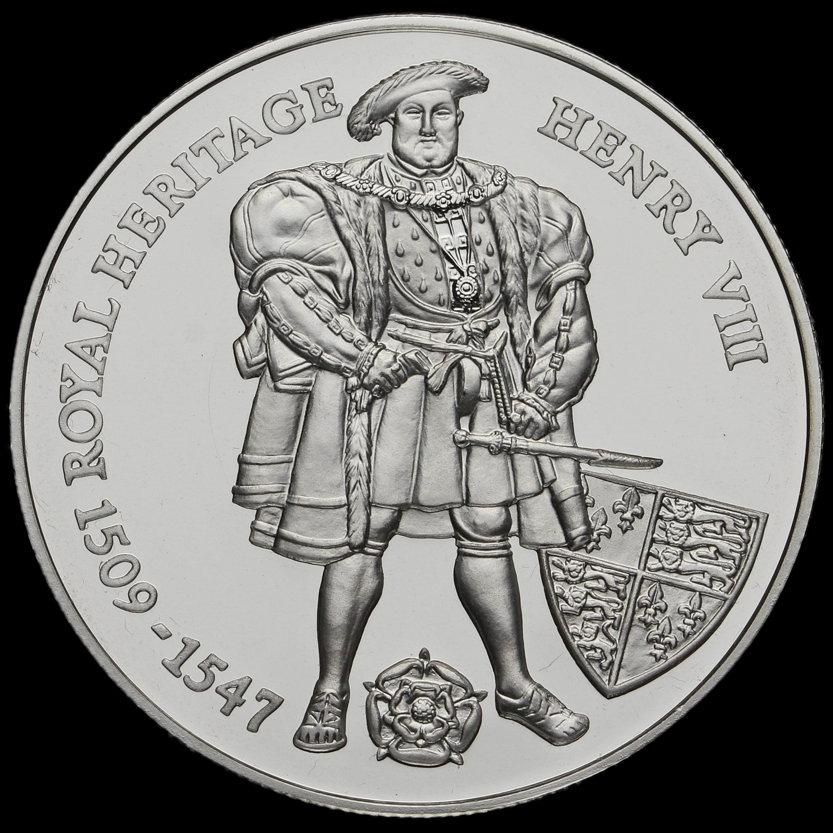 Falkland Islands 1996 Elizabeth II Silver Proof £2 Coin Reverse